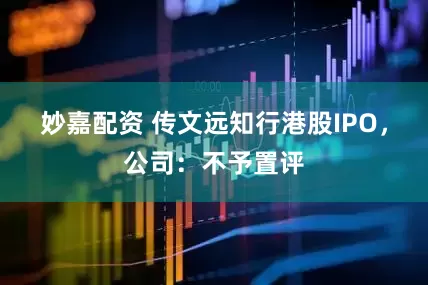妙嘉配资 传文远知行港股IPO，公司：不予置评