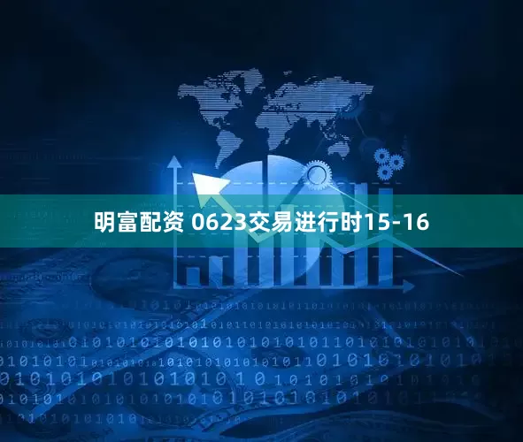 明富配资 0623交易进行时15-16