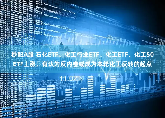 秒配A股 石化ETF、化工行业ETF、化工ETF、化工50ETF上涨，有认为反内卷或成为本轮化工反转的起点
